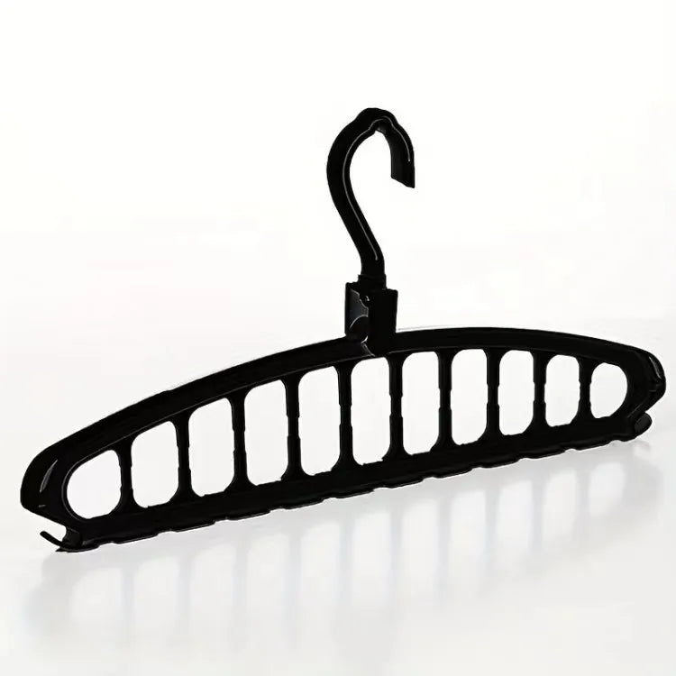 Foldable 11‑Hole Clothes Hanger Multi‑Layer Space‑Saving Closet Organizer Household Dorm Wardrobe Clothe Storage Rack Home Tool
